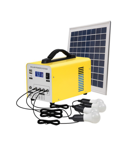 Portable Solar Power System Kit