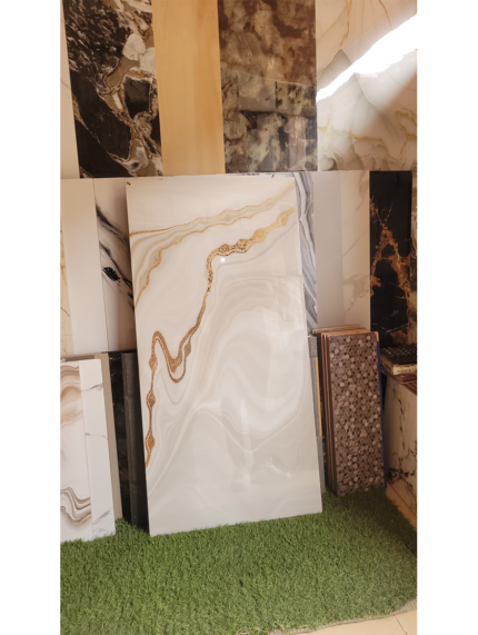 Calacatta Gold Marble Look Porcelain Tile