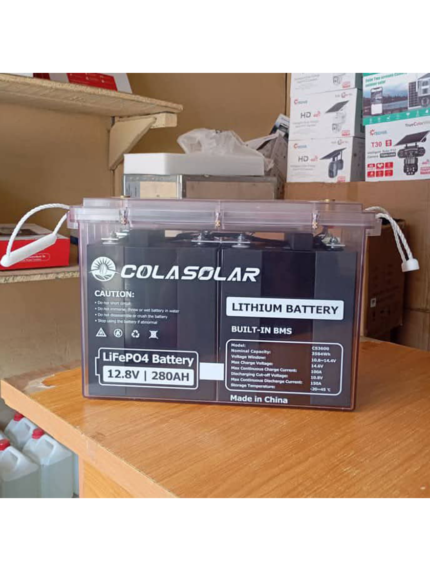 Colasolar CS3600 12.8V 280Ah LiFePO4 Lithium Battery