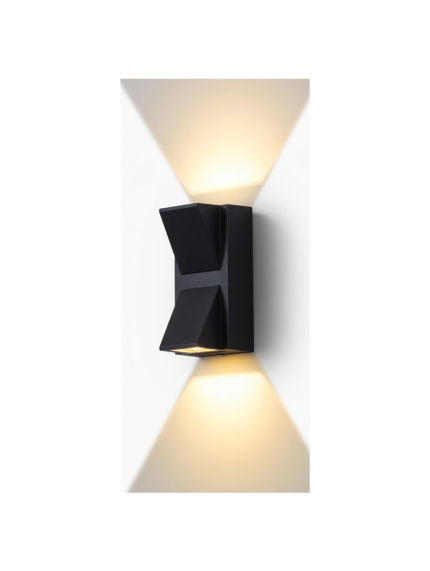 Modern Black Geometric LED Wall Sconce